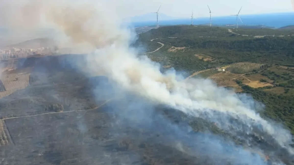 Çeşme ve Ödemiş'te orman yangınları devam ediyor, köyler boşaltılıyor