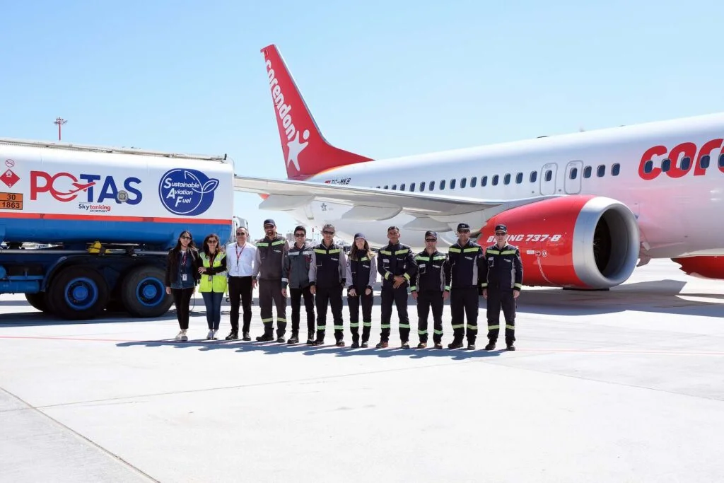 Corendon Airlines, Sürdürebilir Havacılık Yakıtı (SAF) kullanımına başladı
