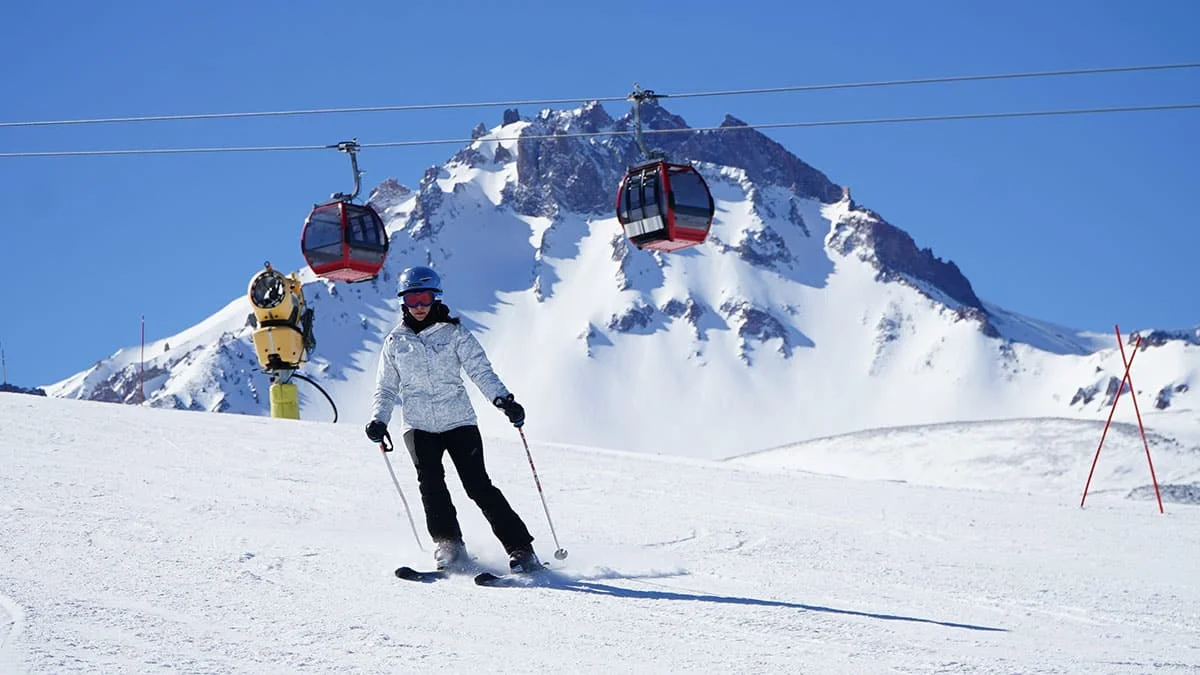 Erciyes Kayak Merkezi 2 milyon turiste ev sahipliği yaptı