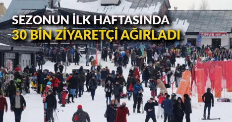 Sezonun ilk haftasında 30 bin ziyaretçi ağırladı