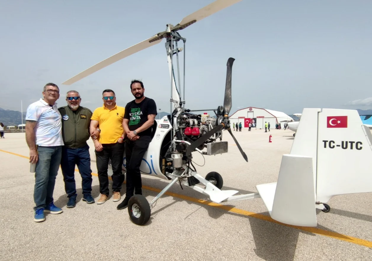 Turistler, Gyrocopter ile Antalya'yı havadan keşfedecek