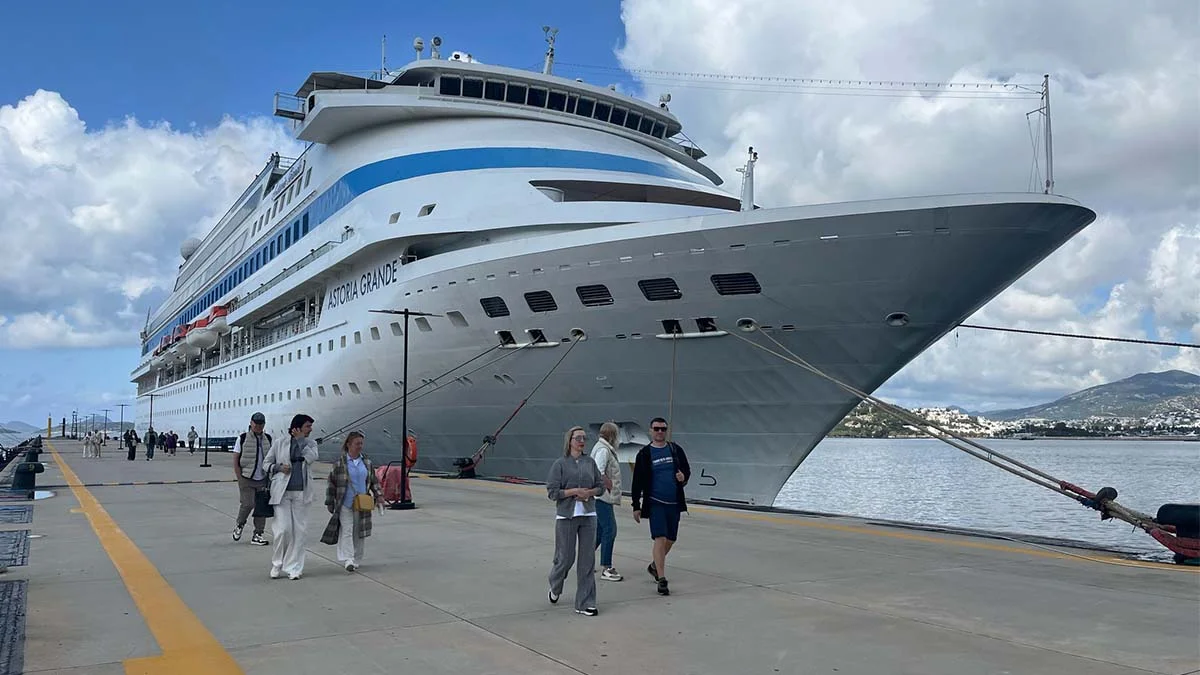 Bodrum, kruvaziyer sezonunu açtı: 120 gemi ve 158 bin yolcuyla rekor bekliyor