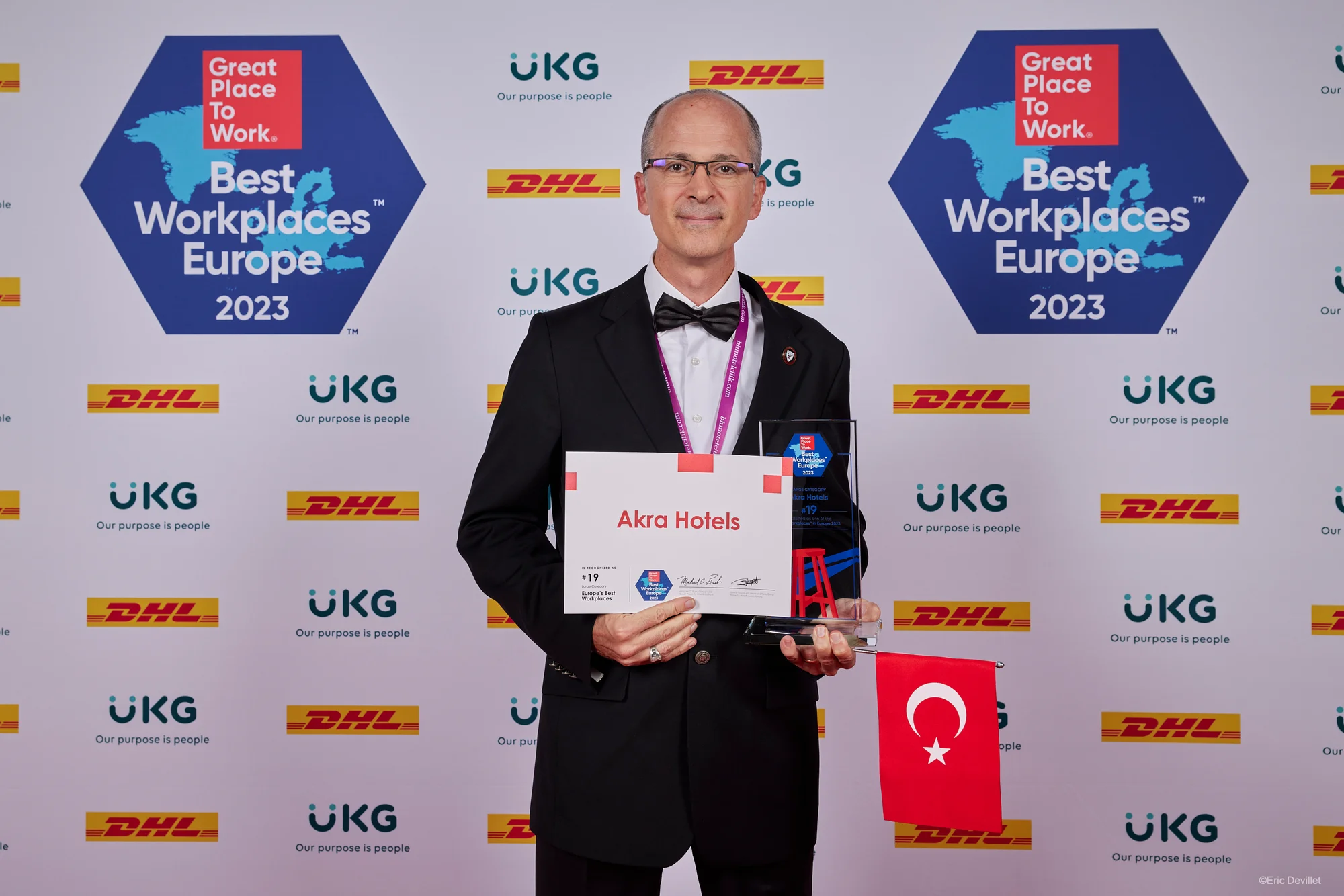 Akra Hotels, “Avrupa’nın En İyi İşvereni” ödülünü yeniden aldı