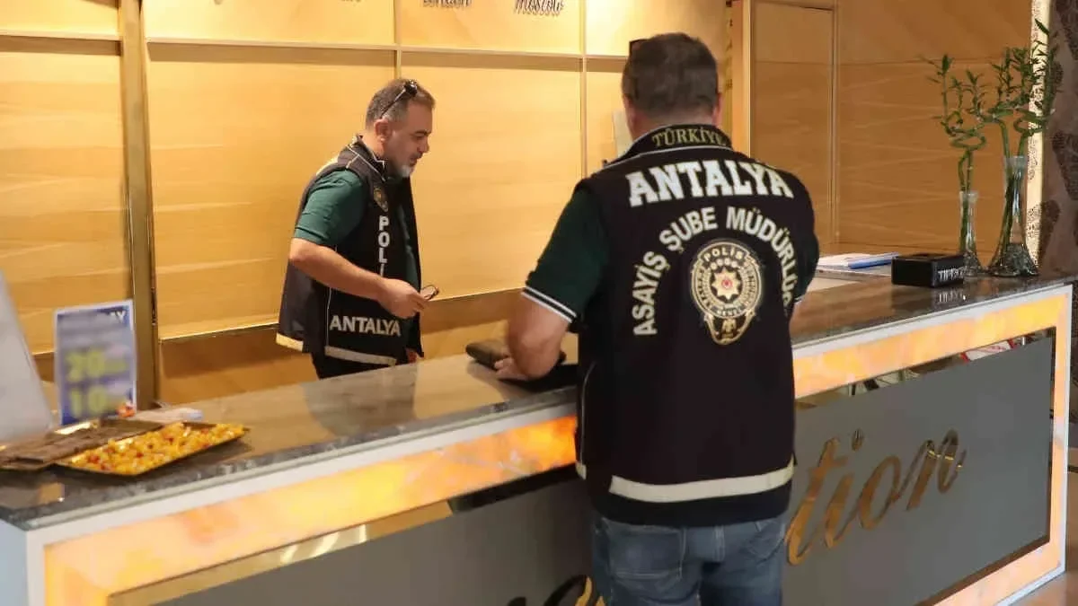 Antalya'da günübirlik konaklama yerlerine eş zamanlı baskın 