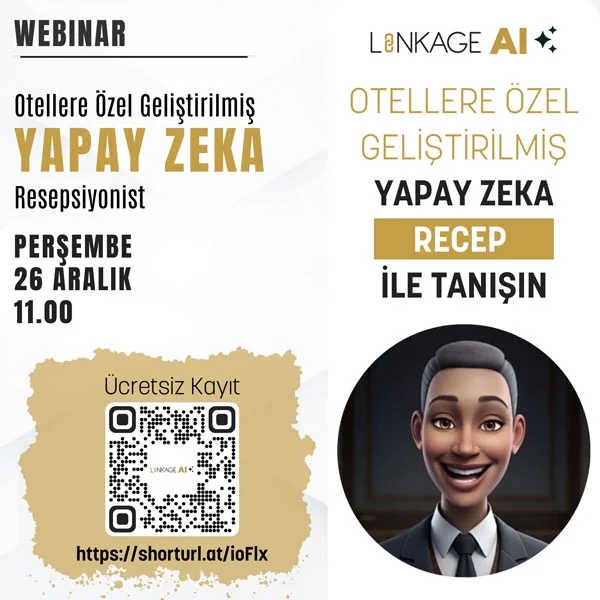 Otellere özel yapay zeka resepsiyonisti geliştirdi!