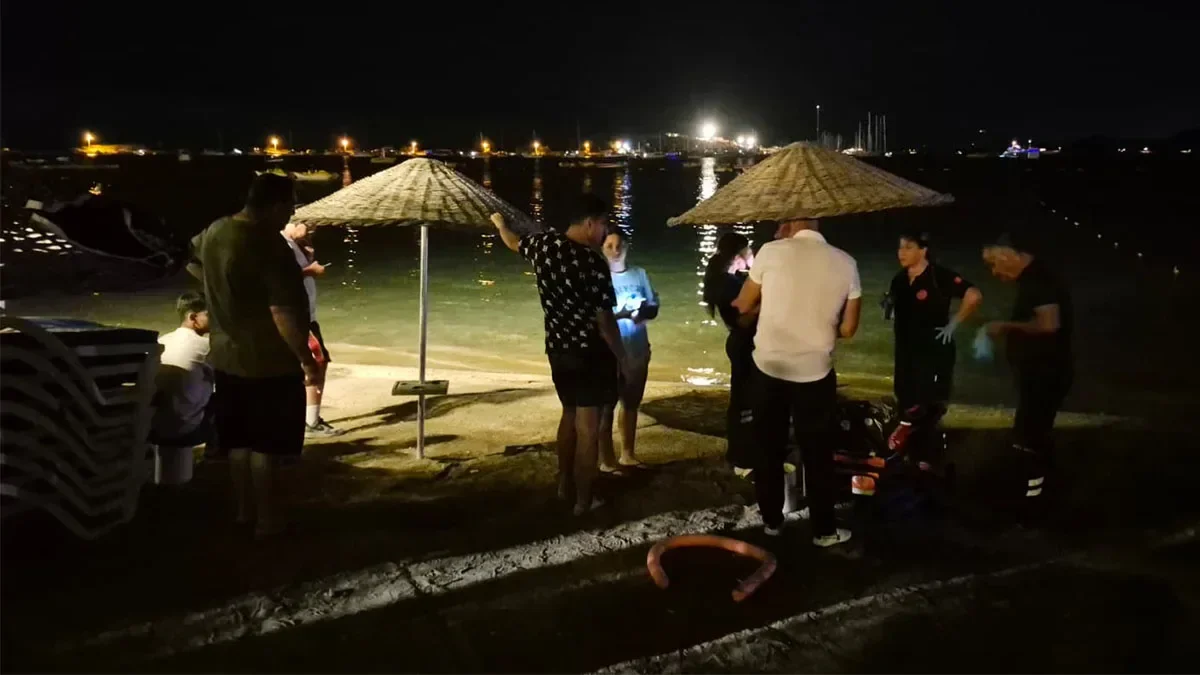 Bodrum’da gece denize giren turist boğularak hayatını kaybetti