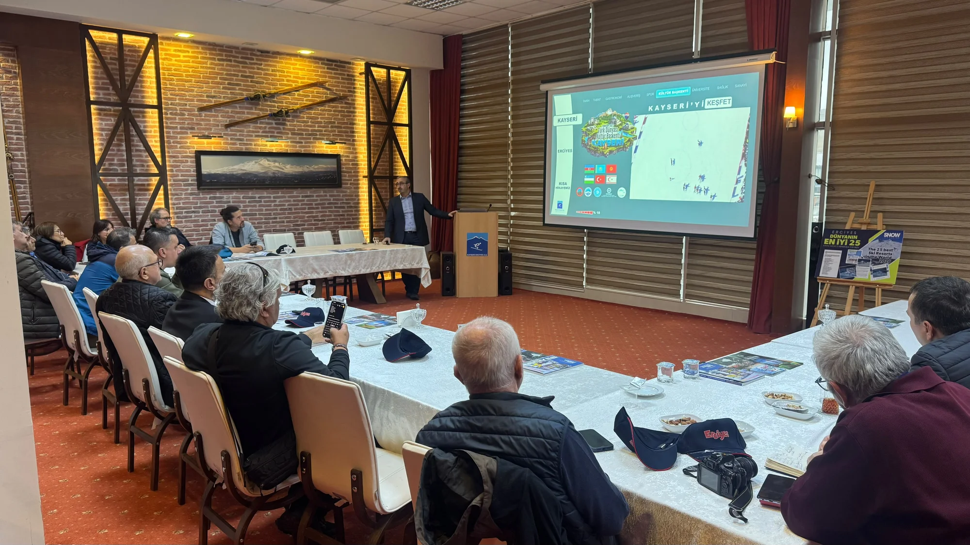 Turizm gazetecileri, Kayseri’nin turizm potansiyelini yerinde inceledi