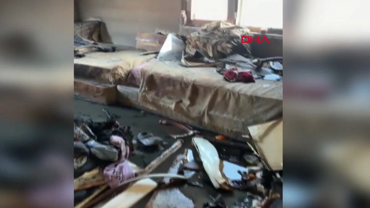 Antalya’da otel lojmanında yangın