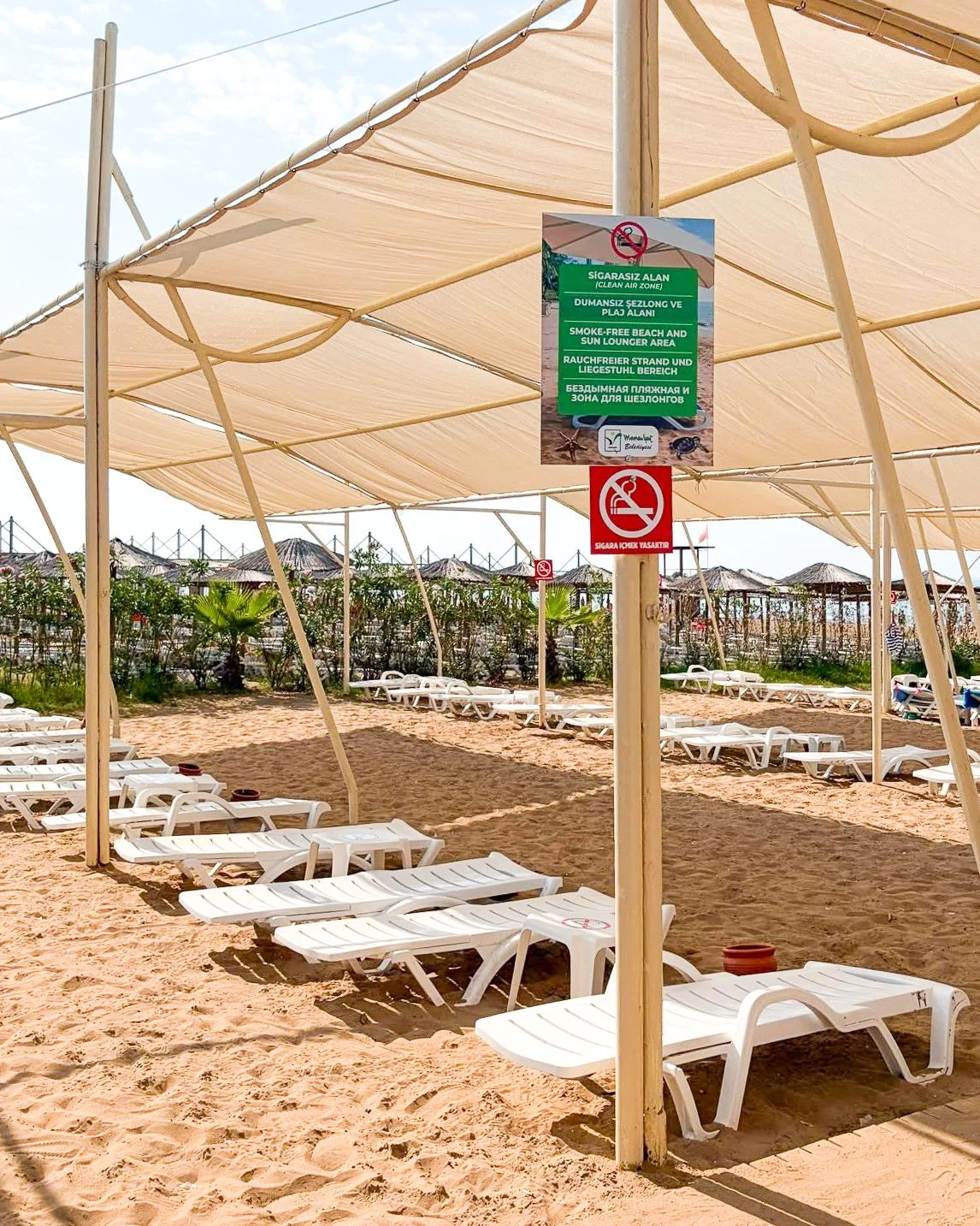 Manavgat’ta “Dumansız Plaj” uygulaması başladı