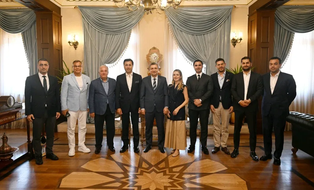 BETUYAB'ın yeni yönetimi Antalya Valisi Hulusi Şahin'i ziyaret etti