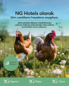 NG Hotels, tüm canlıların yaşamına saygı duyduğunu bir kez daha ortaya koydu