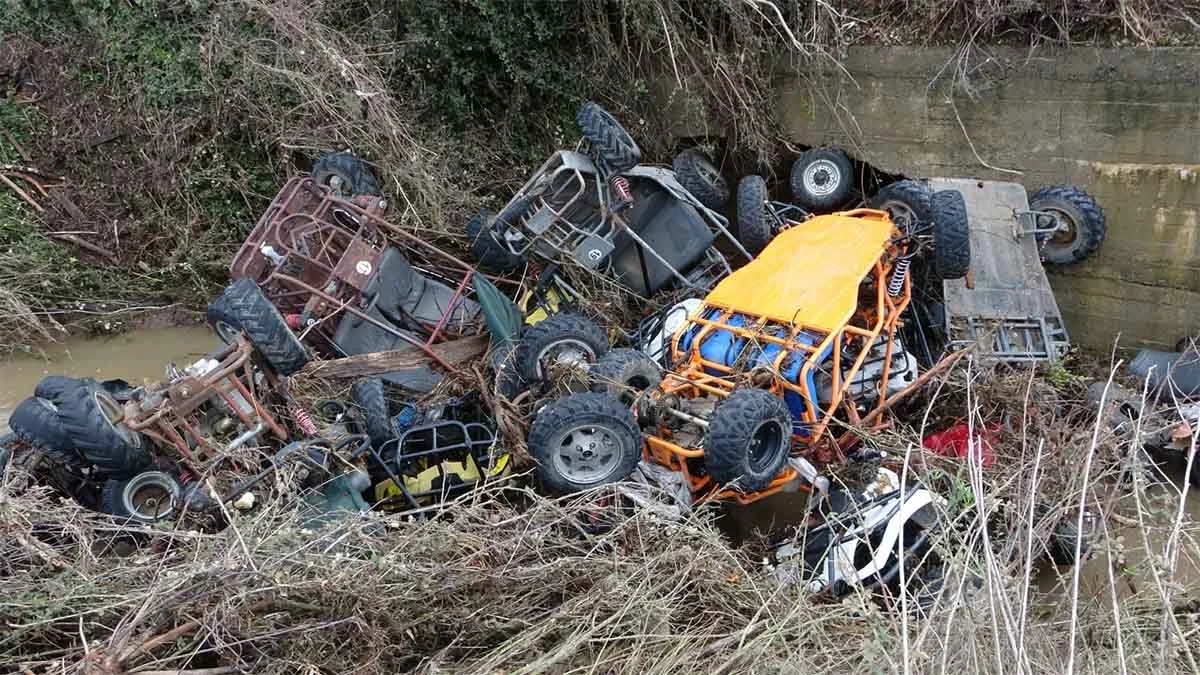Antalya’daki fırtına safari istasyonunu vurdu, onlarca ATV kayıp