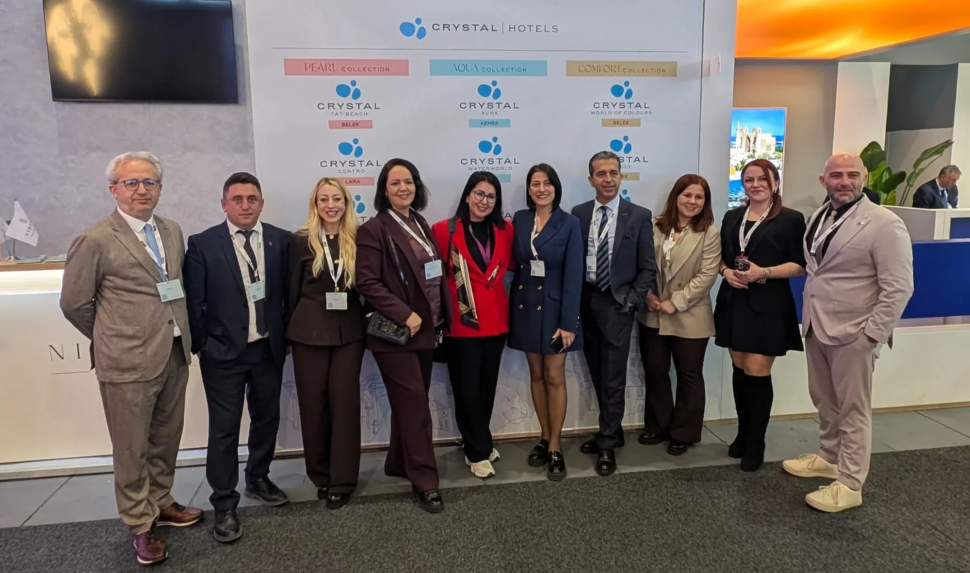 Crystal Hotels ve Nirvana Hotels, ITB Berlin’de uluslararası turizm profesyonelleriyle buluştu