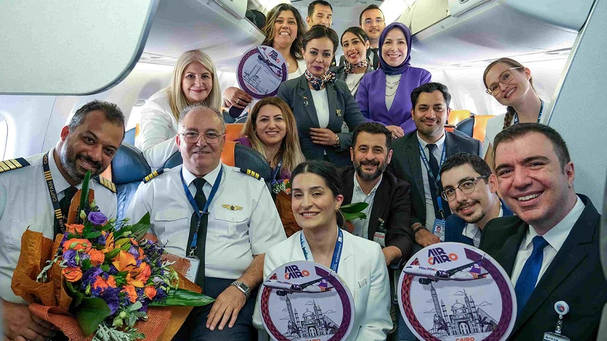 Mısır merkezli Air Cairo, Sabiha Gökçen’e ilk uçuşunu gerçekleştirdi