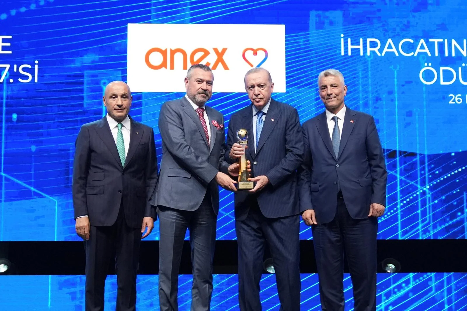 ANEX, Türkiye’nin en büyük 10 hizmet ihracatçısı arasına girdi