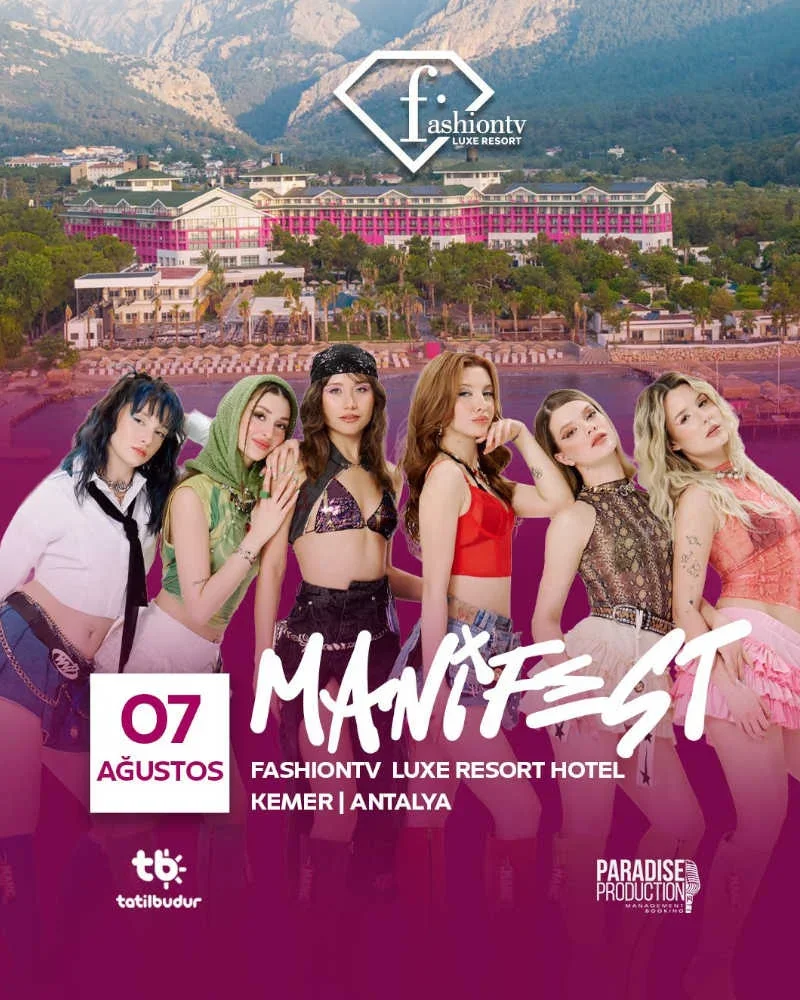 Türkiye’nin en çok konuşulan müzik gruplarından Manifest, FashionTV Luxe Resort’te