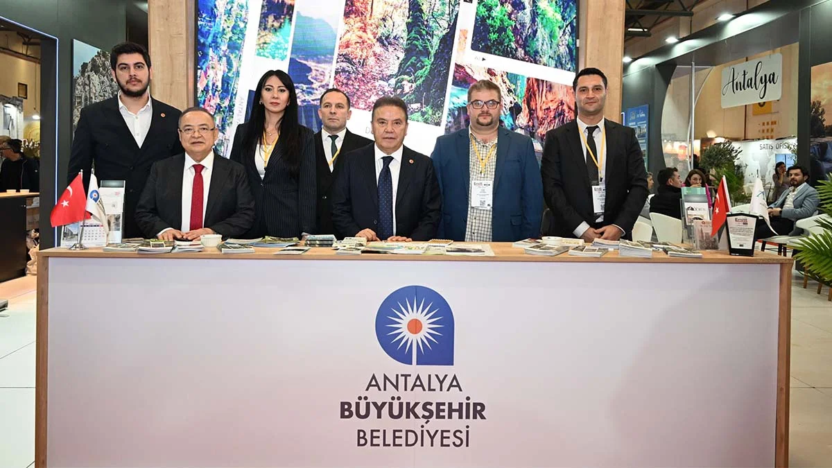 Turizmin başkenti Antalya, EMITT’te Başkan Böcek tarafından tanıtılıyor