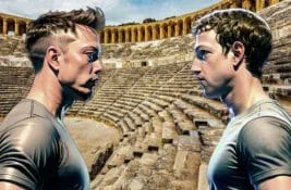 Mark Zuckerberg ve Elon Musk kafes dövüşünü Antalya-Aspendos’ta yapsın!