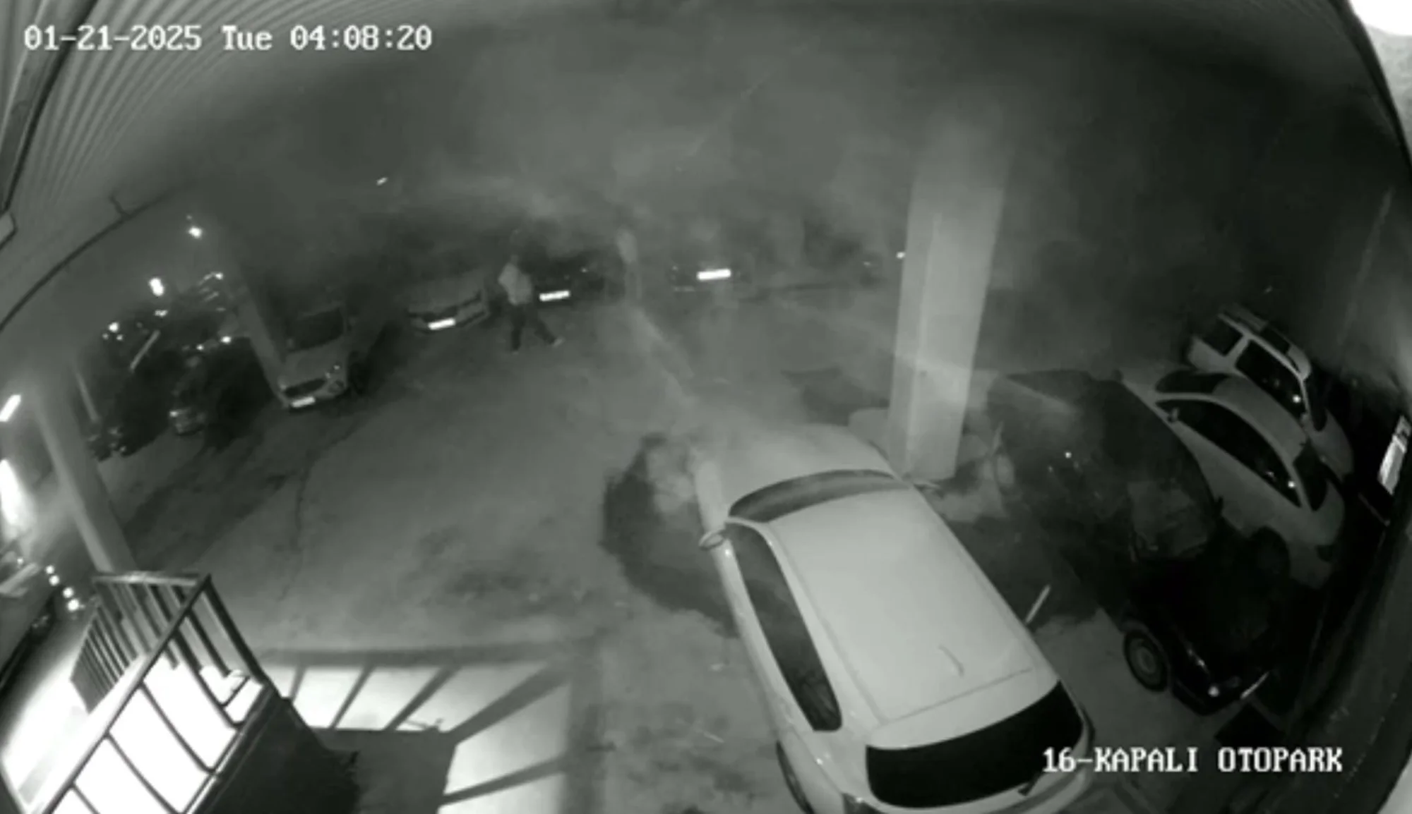 Otel faciasında 1 saat boyunca insan yerine otomobilleri kurtarmışlar