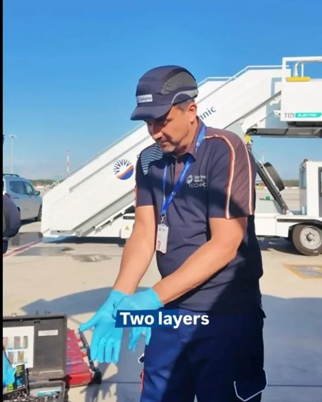 SunExpress CEO’su Marcus Schnabel teknik personel oldu, uçak bakımı yaptı