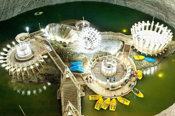 Yerin 120 metre altındaki park, yılda 680 bin misafir ağırlıyor