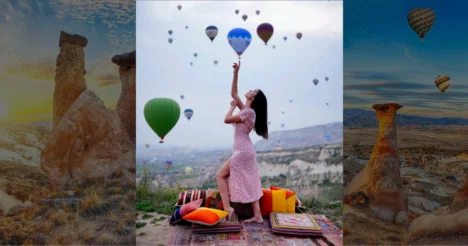 Kapadokya, Rus turistlerin fotoğraf stüdyosu haline geldi