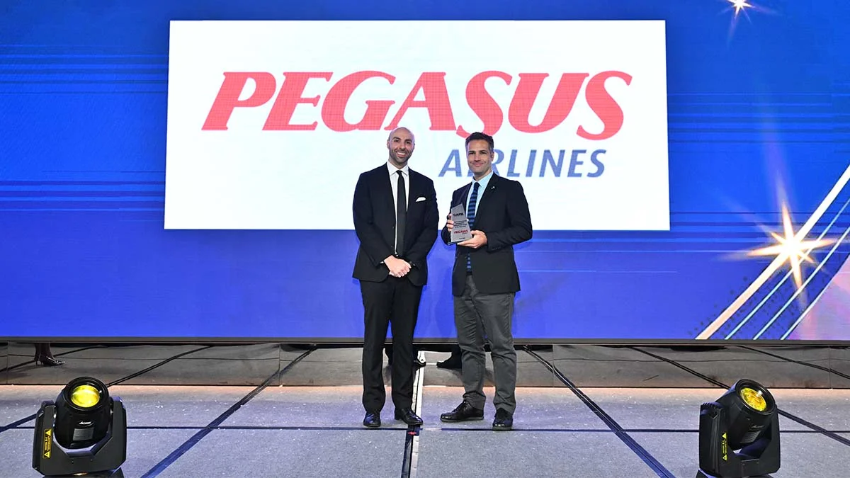 Pegasus Hava Yolları, yılın havayolu ödülünü kazandı