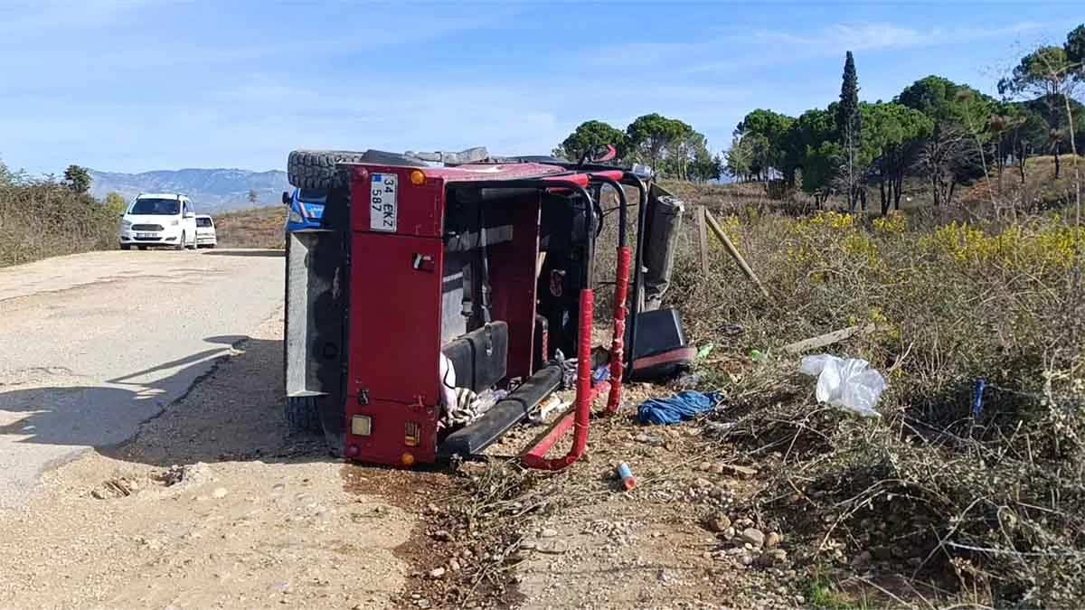 Antalya'da safari aracı devrildi: 9 turist yaralandı 