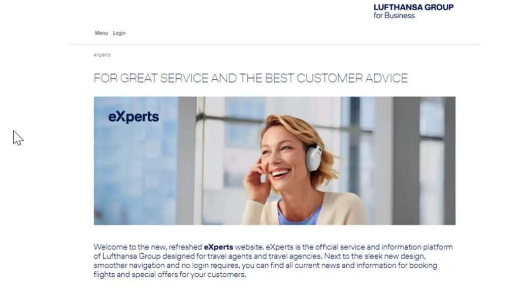 Lufthansa Group'tan yeni çevrimiçi bilgi platformu "eXperts"