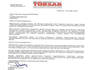 TÜRSAB Başkanı Ulusoy'dan açık mektup!