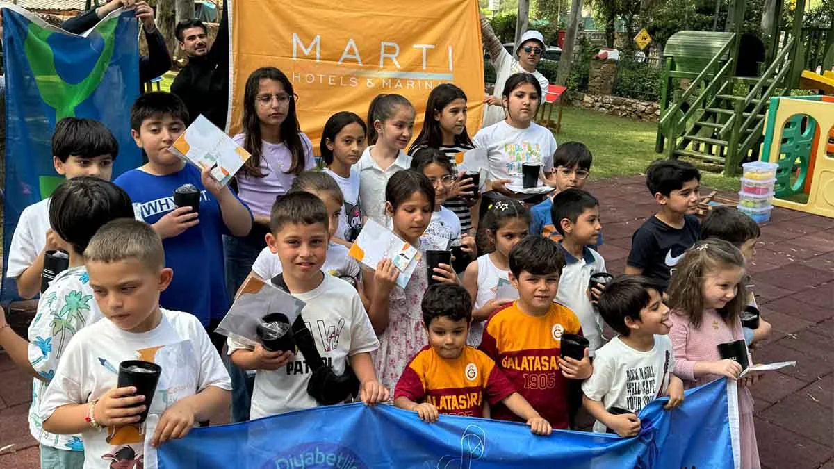 Martı Resort’ta Tip 1 diyabetli çocuklara özel “Temiz Çevre” etkinliği