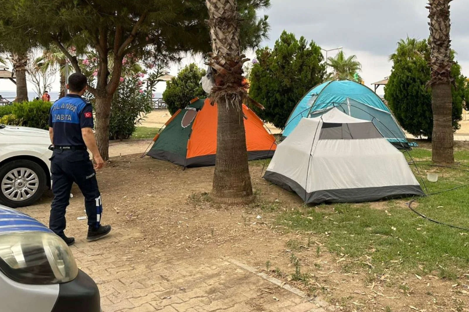 Antalya’da sahillerde yatanlara zabıta müdahalesi: 462 çadır kaldırıldı