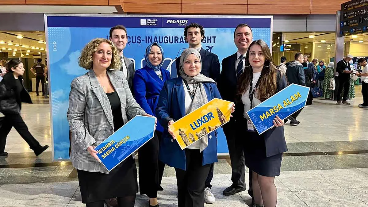 Sabiha Gökçen Havalimanı’ndan Mısır’a iki yeni destinasyon: Luksor ve Marsa Alam