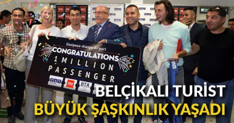 Belçikalı turist büyük şaşkınlık yaşadı