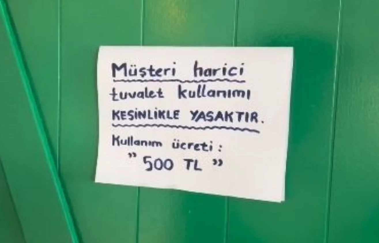 Turizm beldesinde şaşırtan WC ücreti: 500 TL