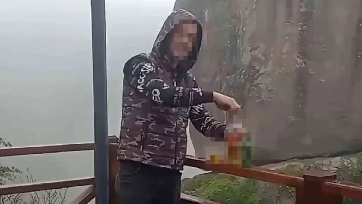 Turizme kazandırılan alanda alkol alıp sosyal medyada paylaştı, adli işlem başlatıldı   