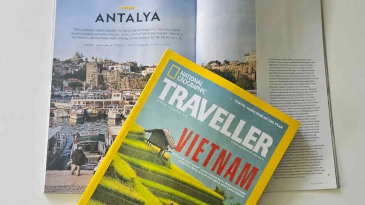 Dünyaca ünlü seyahat dergisi National Geographic Traveller, Antalya’ya 8 sayfa ayırdı