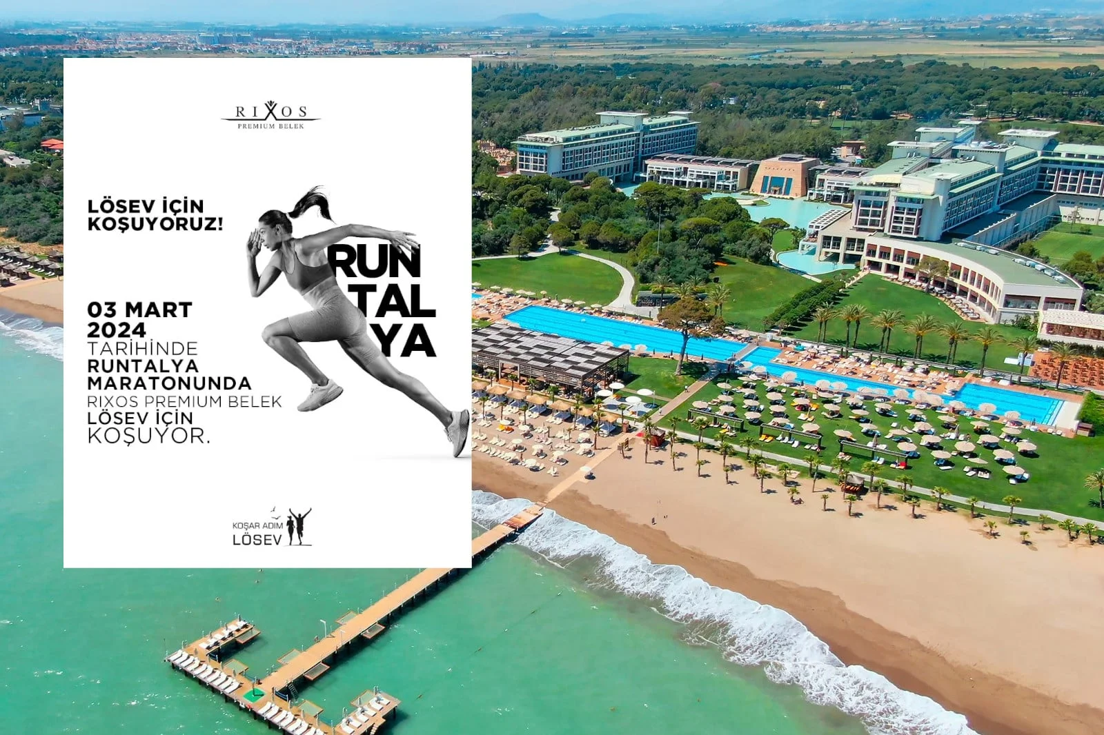 Rixos Premium Belek, Lösemili çocuklar için koşacak