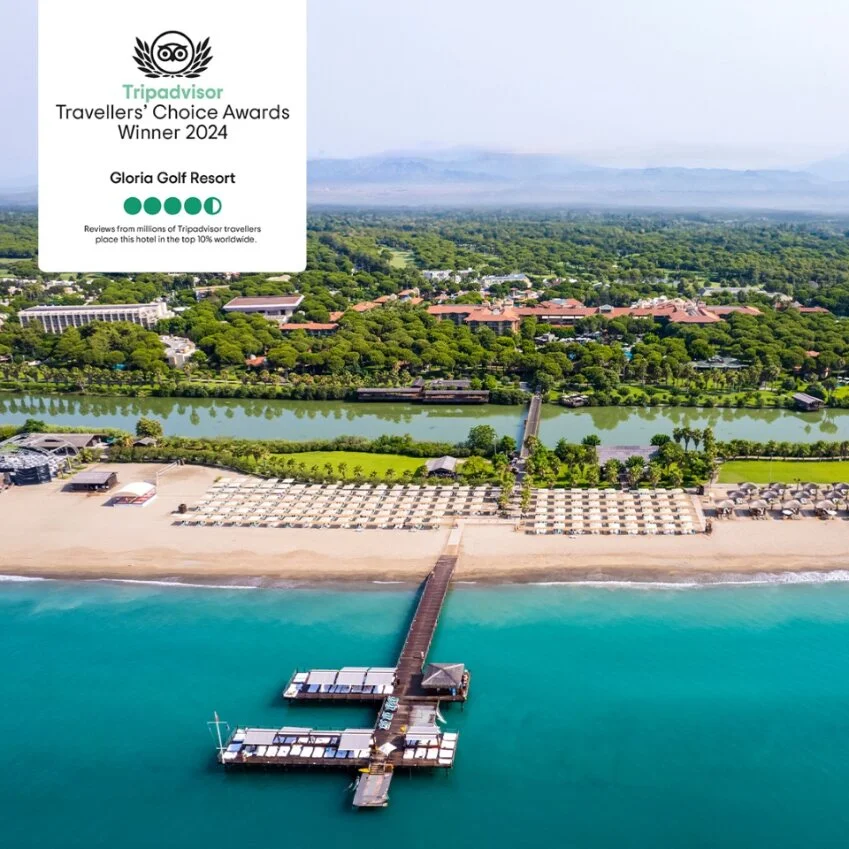 Gloria Hotels & Resorts, dünyanın en iyi otelleri arasında
