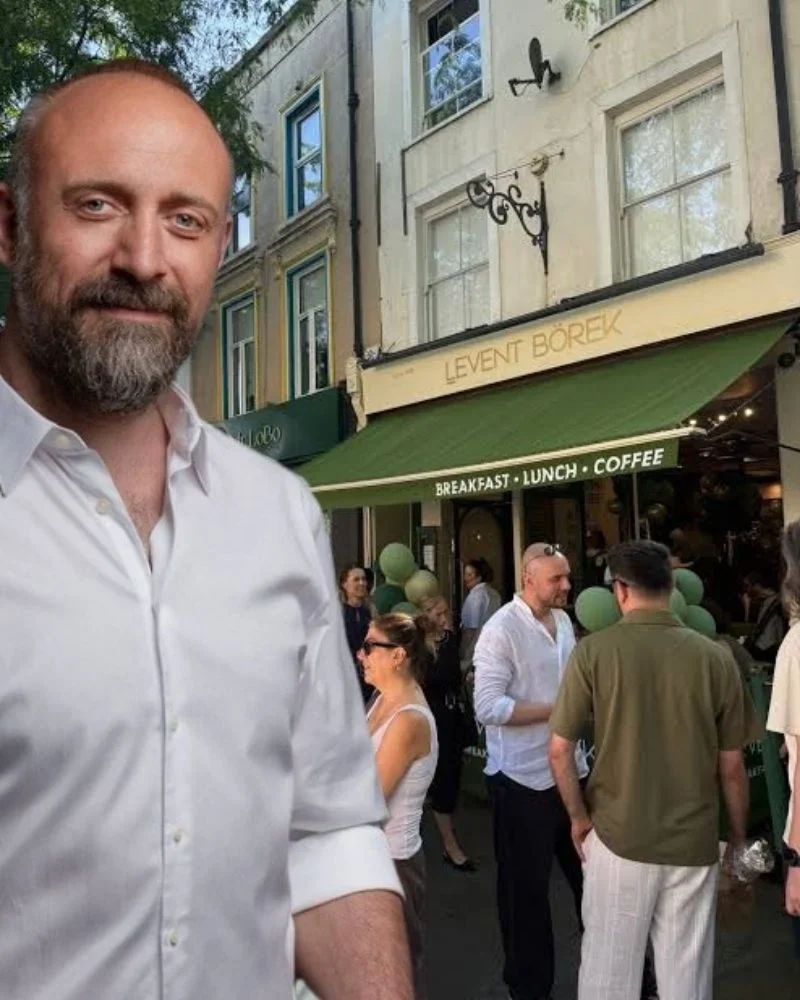 Ünlü oyuncu Halit Ergenç’in Londra’da açtığı börekçiye büyük ilgi
