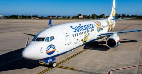 SunExpress’in yepyeni uçağı geldi