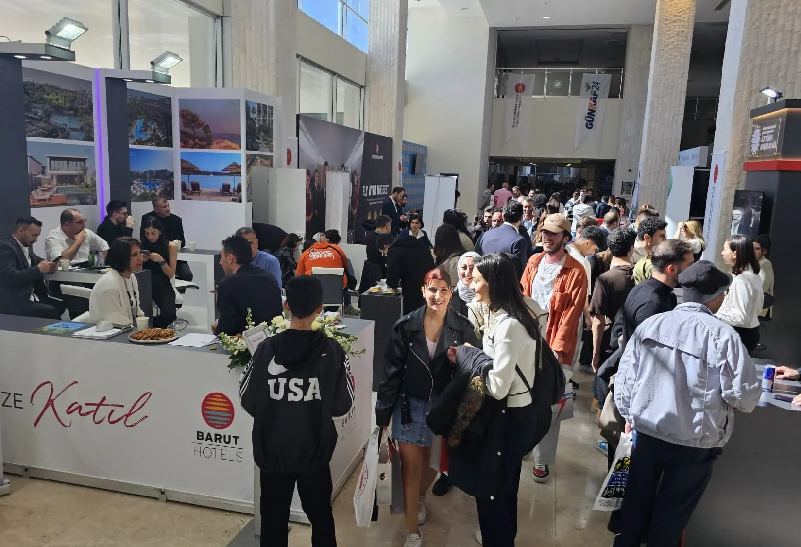 Otel ve turizm işletmeleri, GÜNKAF ile öğrencilerle buluştu