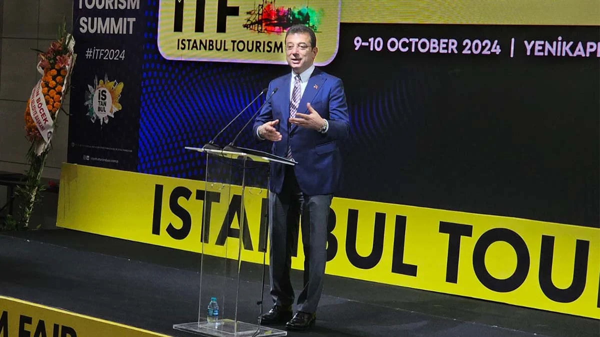 Ekrem İmamoğlu: "Turizm adalettir, özgürlüktür, demokrasidir"