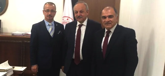 TÜROFED Başkanı Ayık, Bakan Yardımcısı Ahmet Erdem'i ziyaret etti