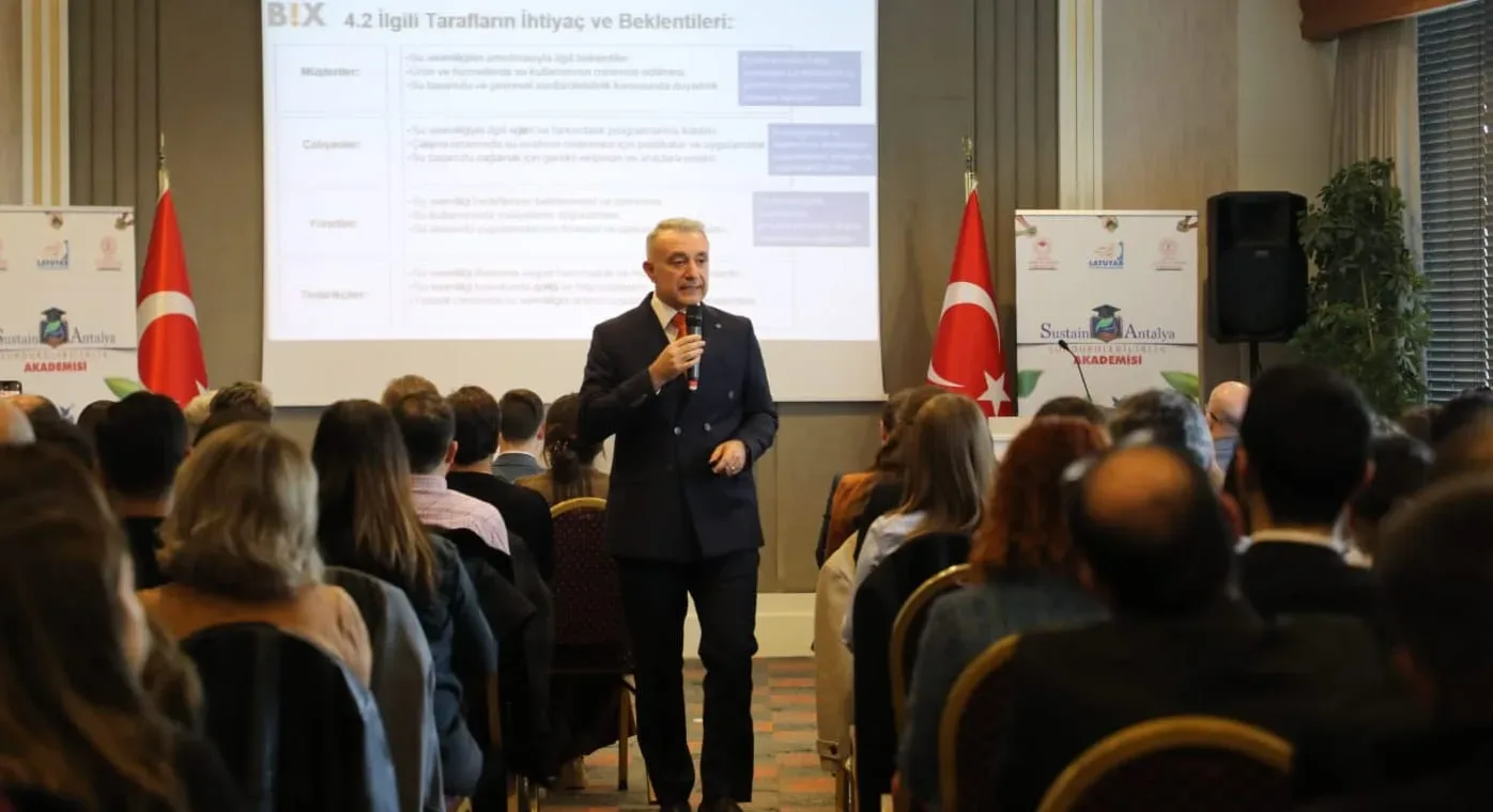 Antalya'daki Sürdürülebilirlik Akademisi’nin ikinci toplantısında konu Su Verimliliği Yönetimi oldu