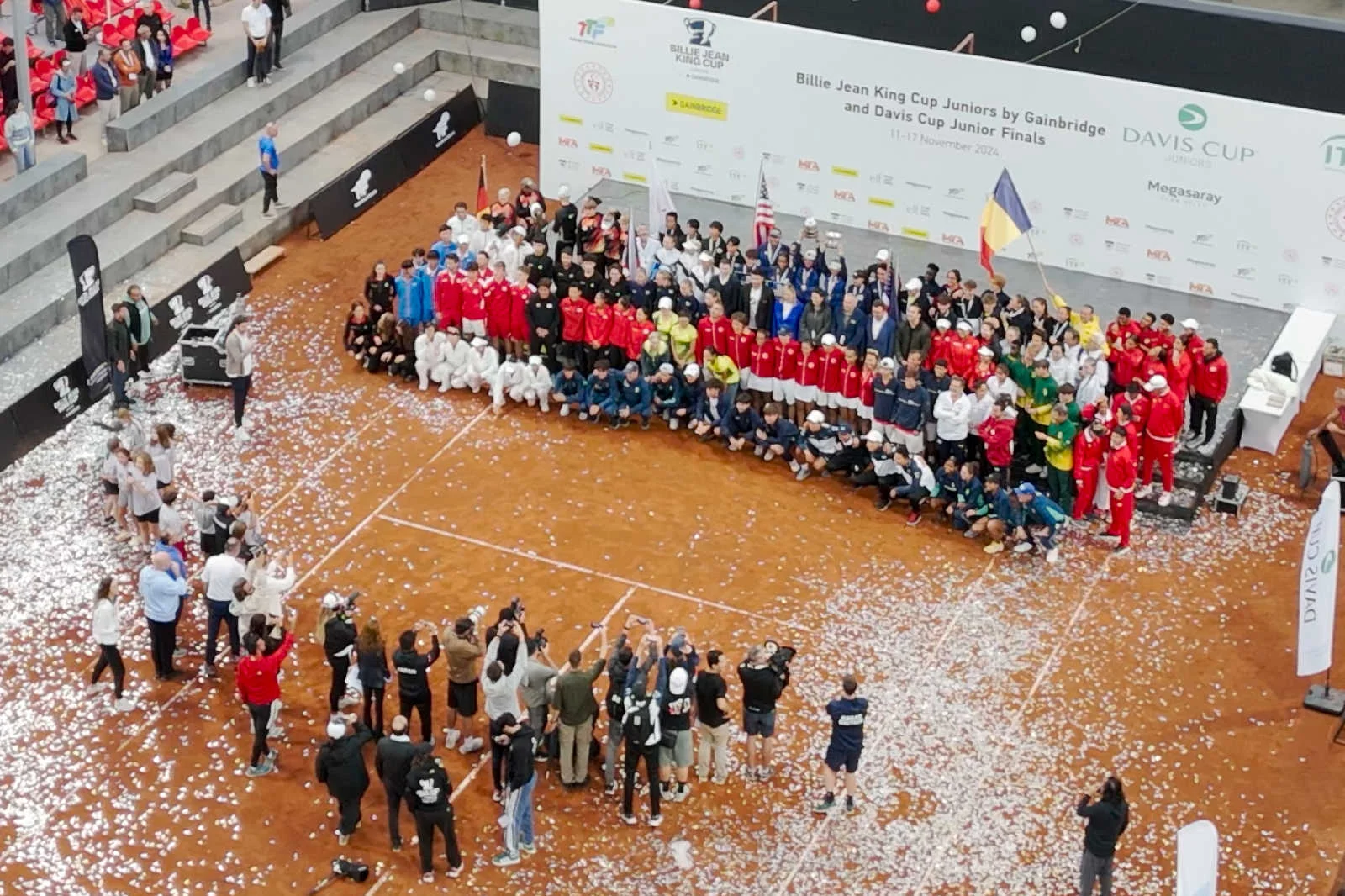 Megasaray Tenis Akademi, 25 ülkeden 32 takımı ağırladı
