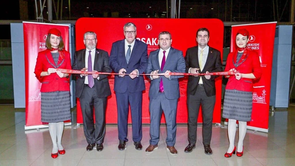 Türk Hava Yolları, Osaka uçuşlarına başladı