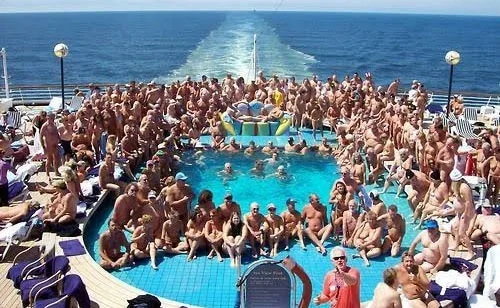 2500 dolar verip 1 hafta çıplak tatil yaptılar