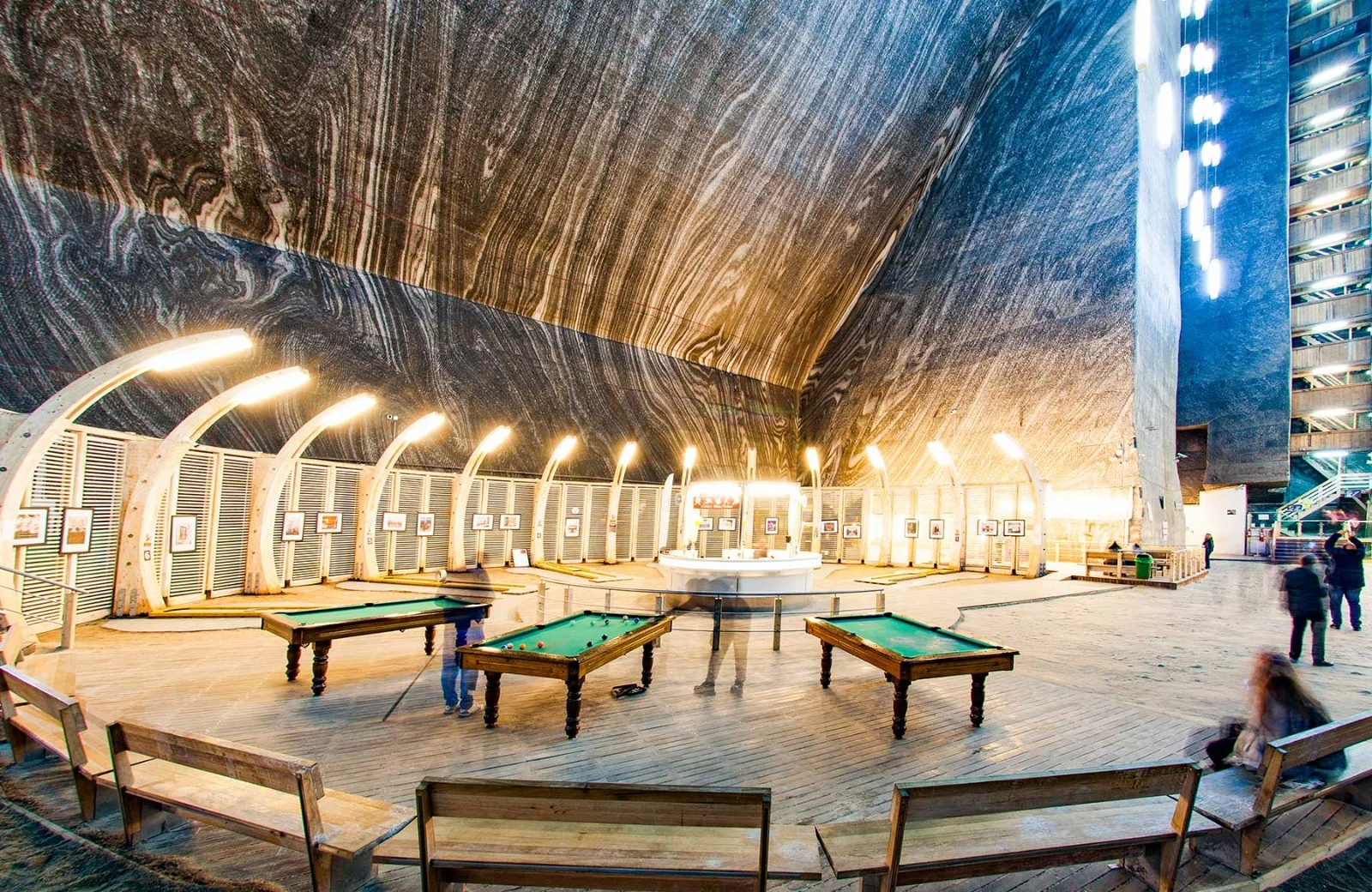 Yerin 120 metre altındaki park, yılda 680 bin misafir ağırlıyor