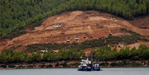 Yeşillendirileceği söylenen alanda ikinci otel inşaatına başlandı